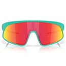 Óculos de Sol Unissex Oakley Rslv Matte Celeste Prizm Ruby - Foto 3