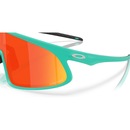 Óculos de Sol Unissex Oakley Rslv Matte Celeste Prizm Ruby - Foto 4