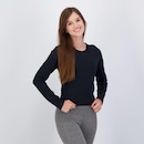 Blusa Cropped Fila F-Box Manga Longa Feminina - Foto 2