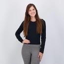 Blusa Cropped Fila F-Box Manga Longa Feminina - Foto 1