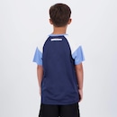Camisa Manchester City Irwell Infantil Marinho - Foto 4