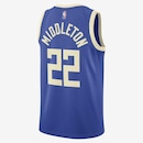 Camiseta Regata Nike Milwaukee Bucks City Edition 2024/25 Masculina - Foto 2