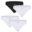 Kit Calcinha Puma Corte a Fio - 4 Unidades - Feminina - Foto 1
