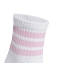 Kit Meias adidas Crew com 3 Pares Infantil - Foto 3