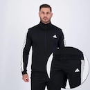 Agasalho Adidas 3 Stripes - Masculino - Foto 1