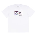 Camiseta Rvca Balance Box Film Plus Size Sm25 Branco - Foto 1