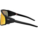 Óculos de Sol Oakley Ciclismo Latch Panel Matte Black Prizm Ruby - Foto 4