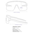 Óculos de Sol Oakley Ciclismo Latch Panel Matte Black Prizm Ruby - Foto 8