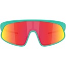 Óculos de Sol Oakley Ciclismo Rslv Matte Celeste Prizm Ruby - Foto 2