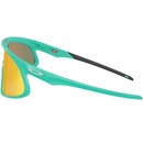 Óculos de Sol Oakley Ciclismo Rslv Matte Celeste Prizm Ruby - Foto 3