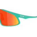 Óculos de Sol Oakley Ciclismo Rslv Matte Celeste Prizm Ruby - Foto 5