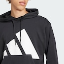 Blusão de Moletinho Capuz adidas Essentials Big Logo - Masculino - Foto 6