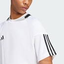 Camiseta adidas Sereno Aeroready Três Listras - Masculina - Foto 7
