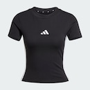 Camiseta adidas Essentials Três Listras Slim - Feminina - Foto 3