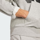 Blusão adidas Capuz Fleece Essentials Big Logo - Masculina - Foto 6