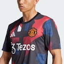 Camisa Pré-Jogo Manchester United 24/25 adidas - Masculina - Foto 8