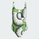 Maiô adidas X Farm Três Listras - Feminina - Foto 2