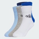 Meias adidas Ankle Linear 5 Pares Infantis - Infantil - Foto 3