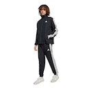 Agasalho adidas Malha Sportswear Basic Três Listras - Masculino - Foto 2