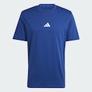 Camiseta adidas Malha Simples Essentials Small Logo - Masculina - Foto 3