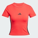 Camiseta adidas Essentials Três Listras Slim - Feminina - Foto 3