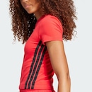 Camiseta adidas Essentials Três Listras Slim - Feminina - Foto 7
