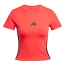 Camiseta adidas Essentials Três Listras Slim - Feminina - Foto 1