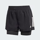 Shorts adidas 2 Em 1 Own The Run Climacool - Feminina - Foto 3