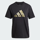 Camiseta Estampada Tech Metallic adidas - Feminina - Foto 3