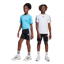 Short adidas Train Essentials Três Listras - Infantil - Foto 3