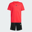 Conjunto Camiseta adidas Train Essentials Três Listras Infantil - Foto 4