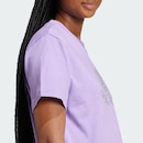 Camiseta Estampada Tech Metallic adidas - Feminina - Foto 6