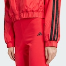Jaqueta Bomber adidas Cropped Isolamento Essentials Três Listras - Feminina - Foto 7