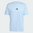Camiseta adidas Malha Simples Essentials Small Logo - Masculina - Foto 3