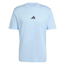 Camiseta adidas Malha Simples Essentials Small Logo - Masculina - Foto 1