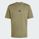 Camiseta adidas Malha Simples Essentials Small Logo - Masculina - Foto 2