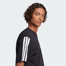 Camiseta Malha Simples Essentials Três Listras - adidas - Homem - Foto 6