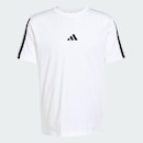 Camiseta Malha Simples Essentials Três Listras - adidas - Homem - Foto 3