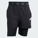 Shorts adidas 2 Em 1 Gym+ - Masculina - Foto 3