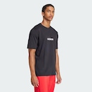 Camiseta adidas Essentials Linear Single Jersey - Masculina - Foto 5