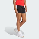 Shorts adidas Biker Cós Alto Essentials Três Listras - Feminina - Foto 5