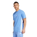 Camiseta adidas Malha Simples Essentials Três Listras - Masculina - Foto 1