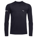 Camiseta Manga Longa Puma Proteção Solar UV50+ Logo - Masculina - Foto 1