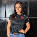 Camisa Kappa Vasco da Gama Baby Look Supporter Gold - Feminina - Foto 3