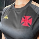 Camisa Kappa Vasco da Gama Baby Look Supporter Gold - Feminina - Foto 4