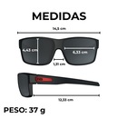 Óculos de Sol Unissex HB Big Vert Matte - Foto 4