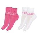 Meia Adidas Linear - Infantil - 5 Pares - Foto 2