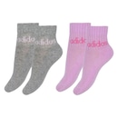 Meia Adidas Linear - Infantil - 5 Pares - Foto 3