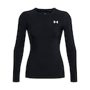 Camiseta Manga Longa de Compressão Under Armour HeatGear - Feminina - Foto 5
