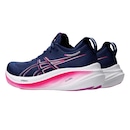 Tênis Asics Nimbus 26 Corrida Marinho e Pink - Feminino - Foto 3